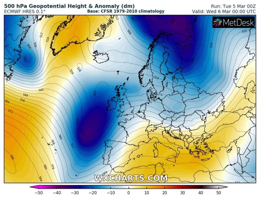 Ciklonok között, avagy rendkívül változékony időjárás Európában 1