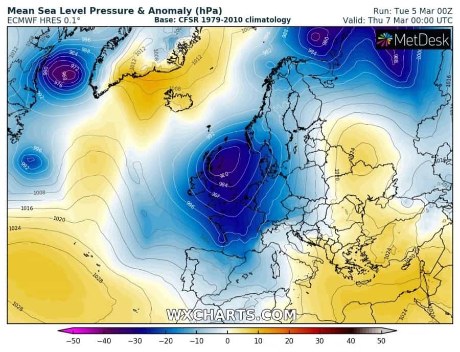 Ciklonok között, avagy rendkívül változékony időjárás Európában 6
