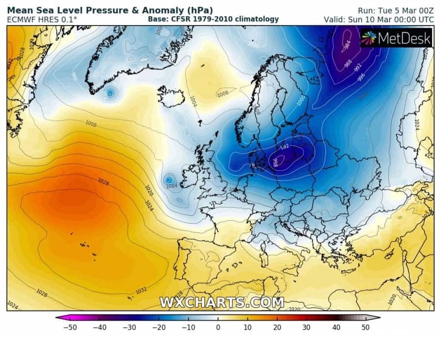 Ciklonok között, avagy rendkívül változékony időjárás Európában 15