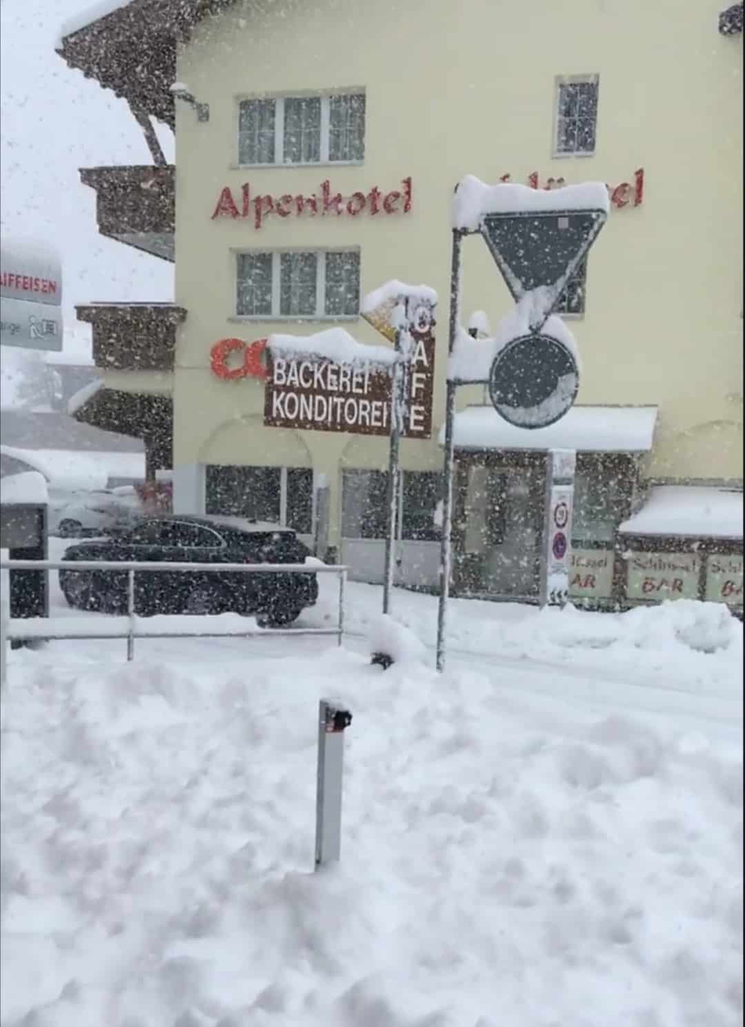 Gyönyörű havas jelenet Svájcból! (videó) 1
