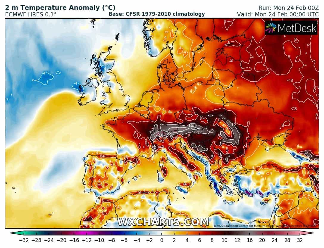 Keddi hőhullám, 15-20 fok közelében- viharosan, csapadékosan indulhat március is! 9
