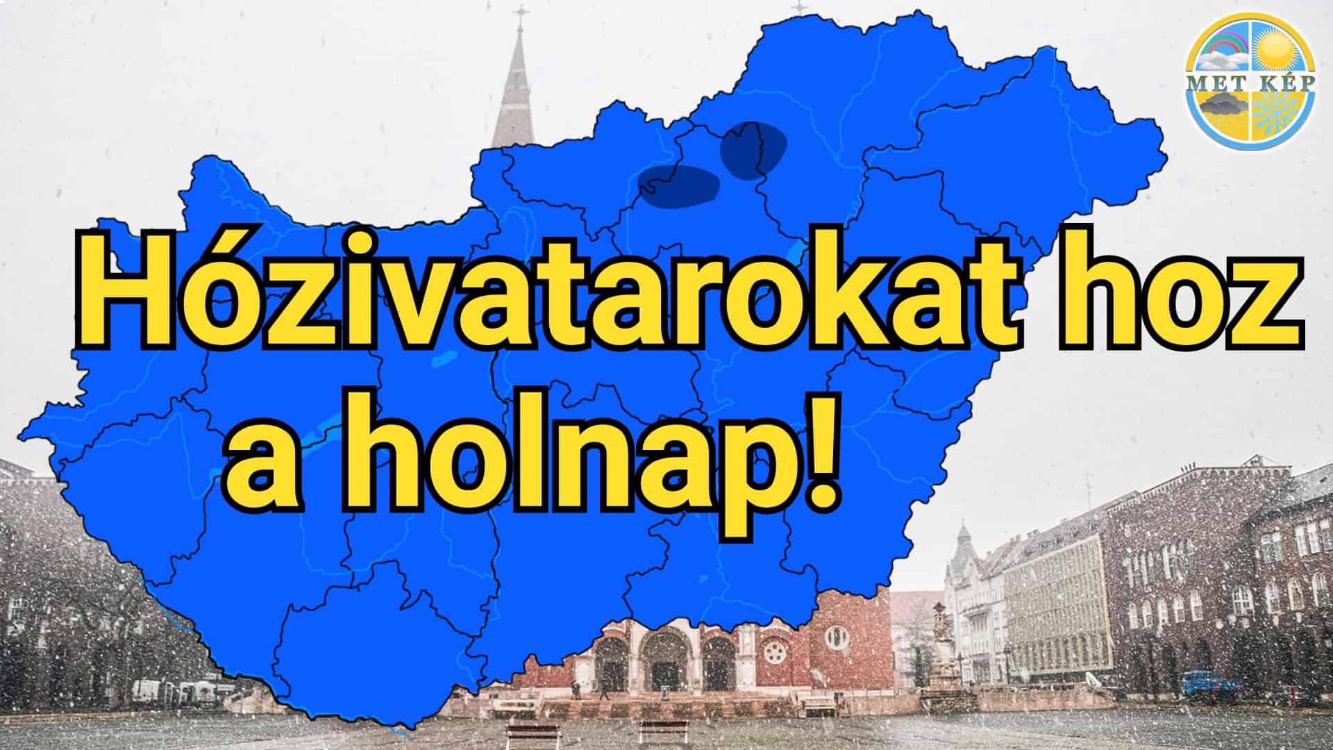 Hózáporok, hózivatarok jönnek: mutatjuk hol eshet! 2