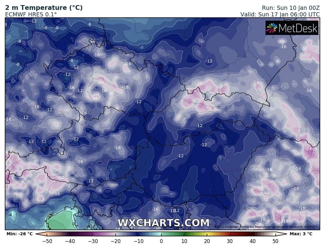 Éjjel -10 fok alá csökken a hőmérséklet a jövő hét második felében!