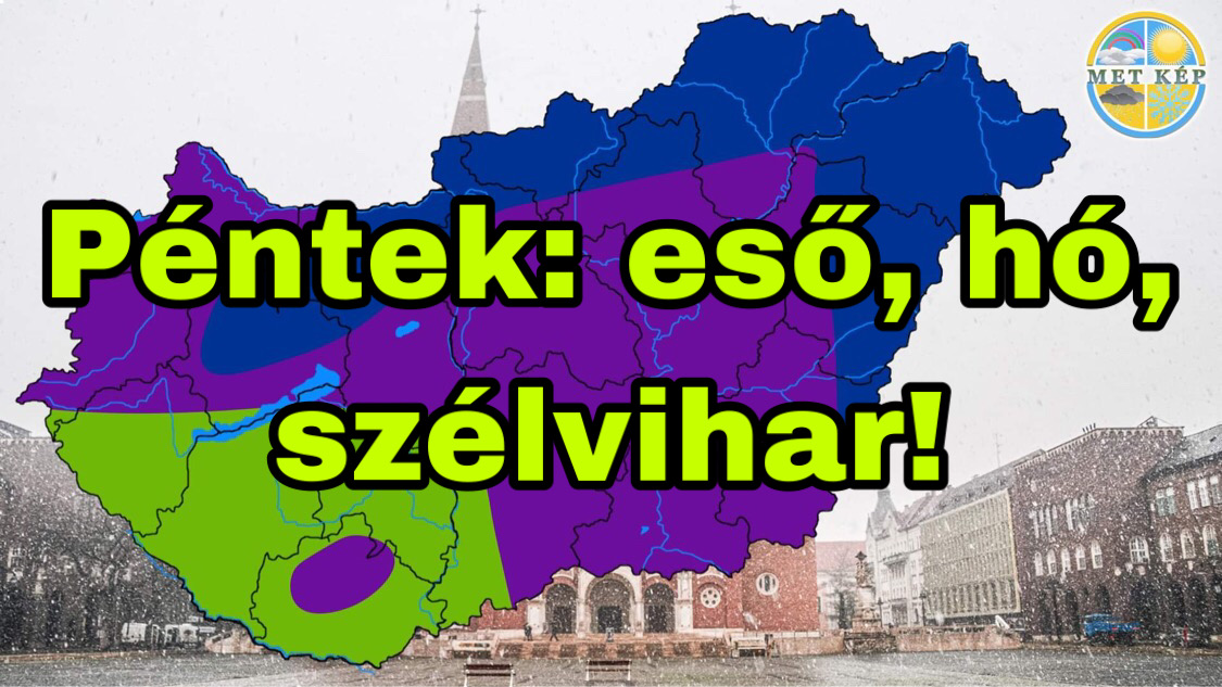 Pénteken: eső, havazás, szélvihar! 1