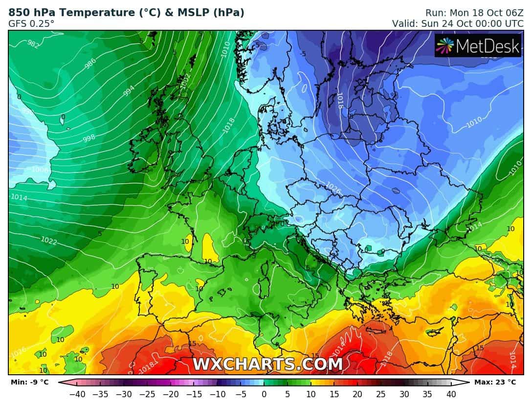 Sarkvidéki hideg hóvihar tél Európa