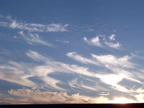 Cirrus virga (Ci vir)