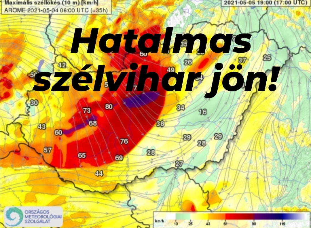 Holnap: hatalmas szélviharral tör ránk a hidegfront, de még 25 fok is lehet! 10