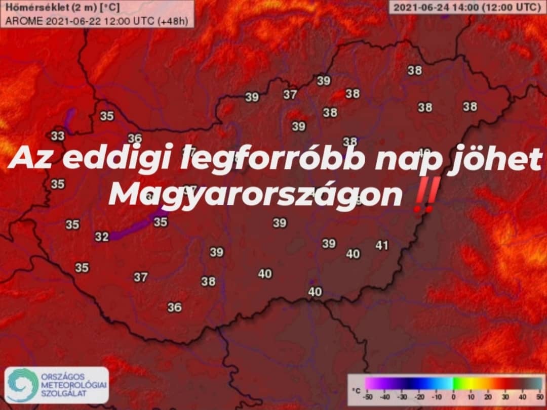 Történelmi meleg jöhet csütörtökön: megdőlhet a 41,9 fok! 4