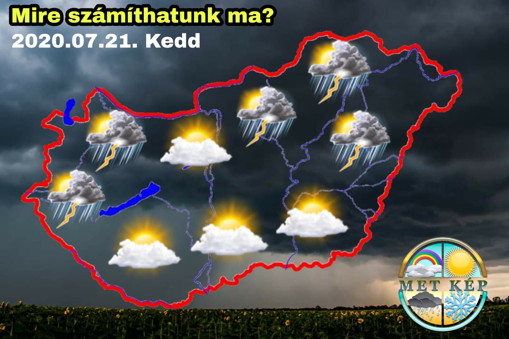 Milyen idő várható ma?
Rövidtávú meteorológiai előrejelzés