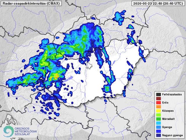 Záporok az országban