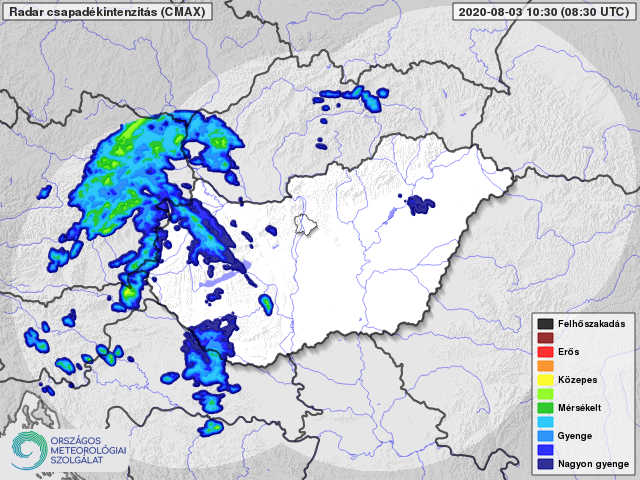 Érkezik a hidegfront, záporok, zivatarok alakulnak ki!