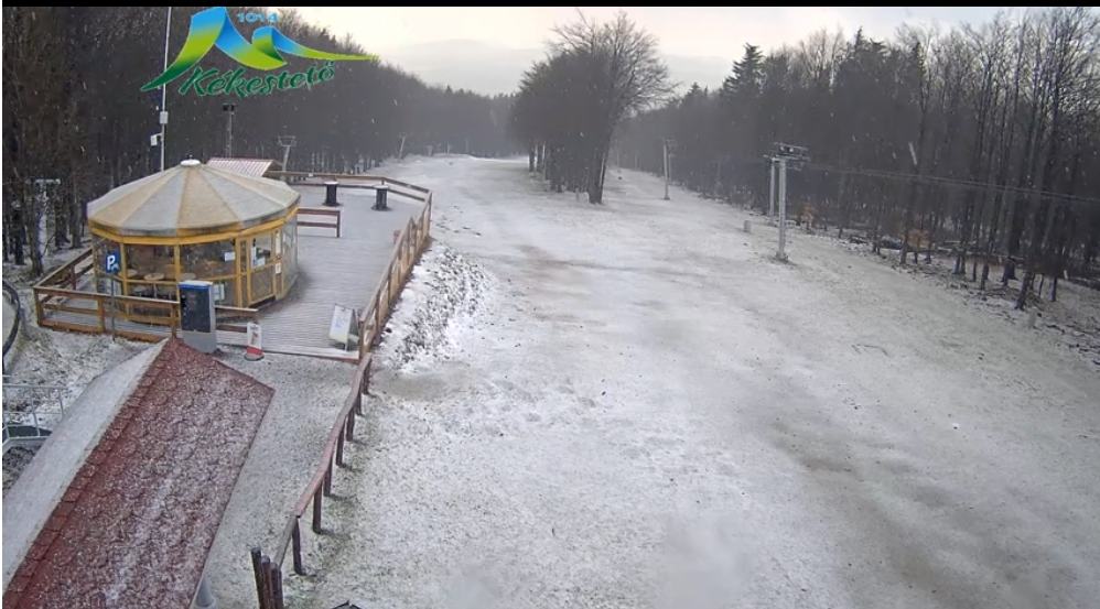 Szakad a hó, graupel Kékestetőn!(Élő videó) 10