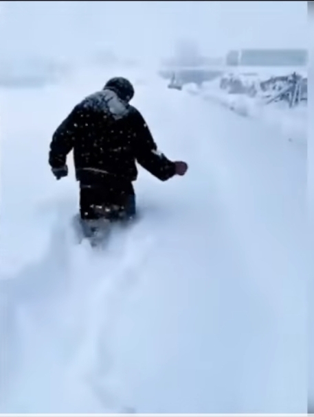 Hóvihar japán snowstorm videó orkán 