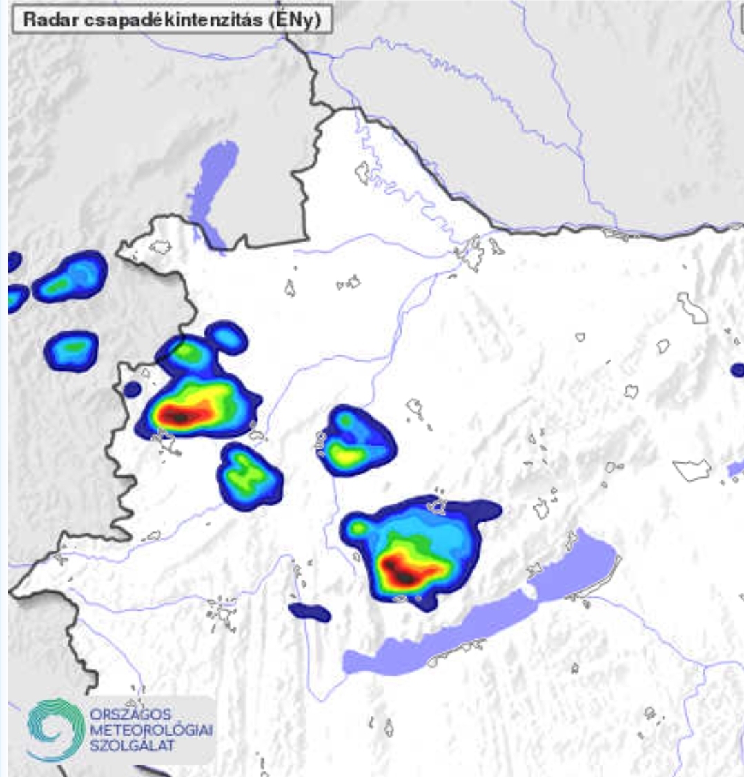 Szupercella vihar Dunántúl 