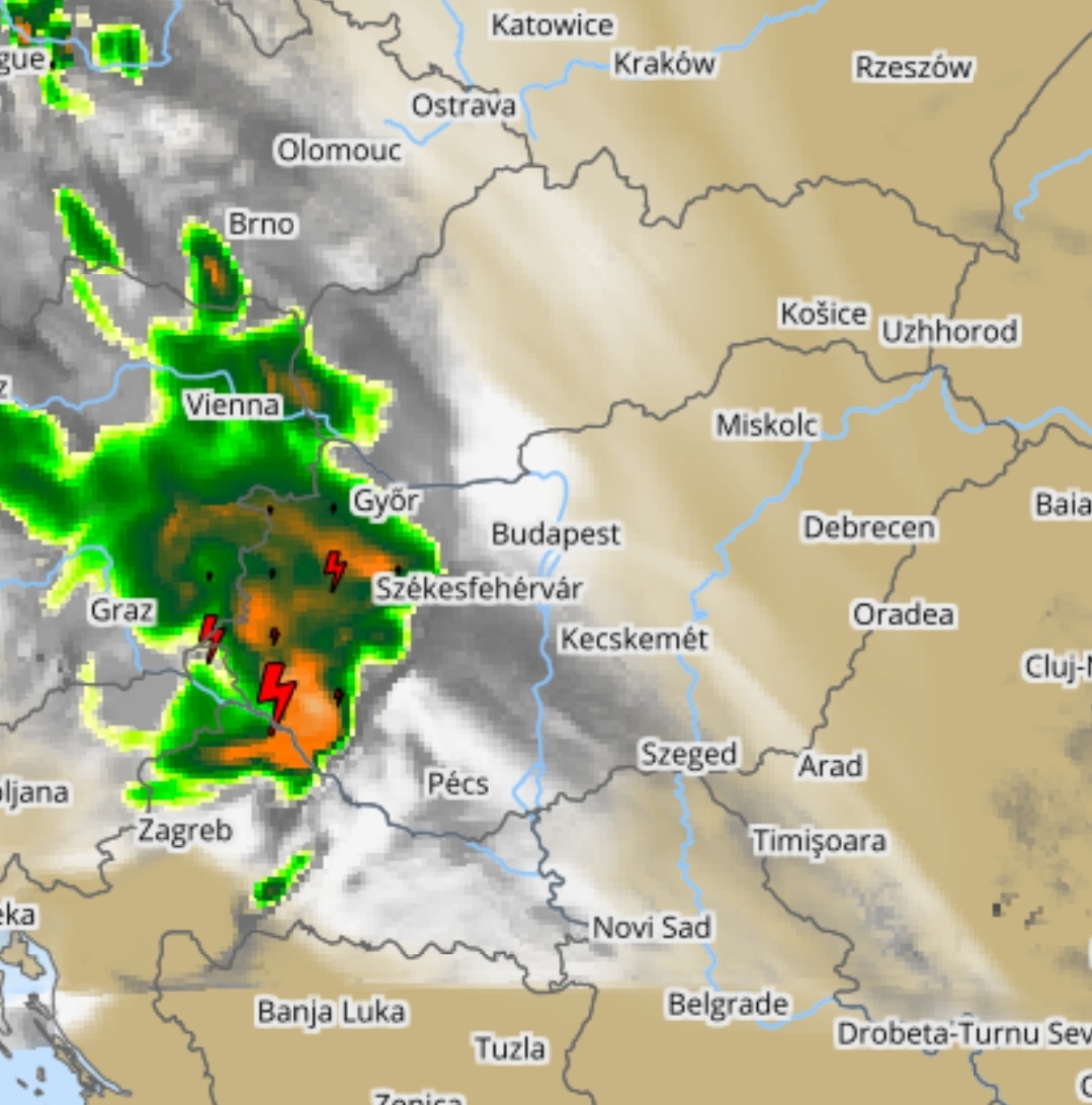Vihar folytatás időjárás előrejelzés 