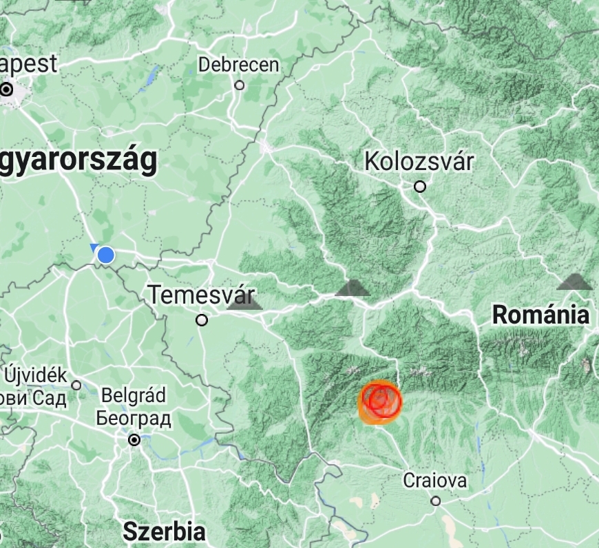 FRISSÍTÉS: Földrengés Romániában és Horvátországban! 3