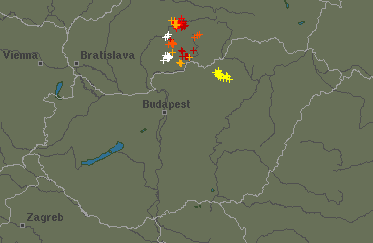 Zivatarok északon