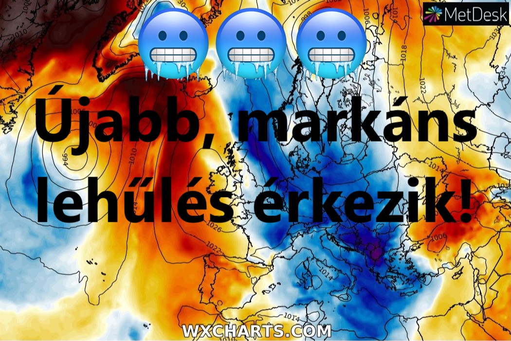 Markáns hidegfront, jelentős lehűlés érkezik! 9