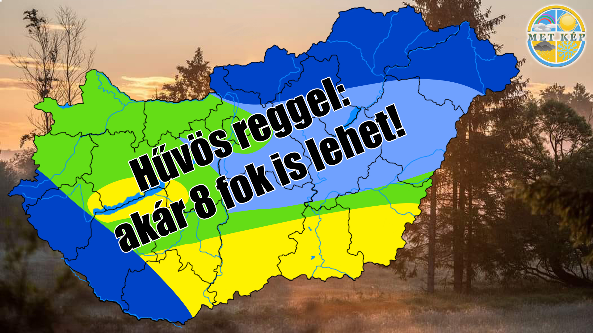 Hűvös reggel: akár 8 fok is lehet🥶! 6