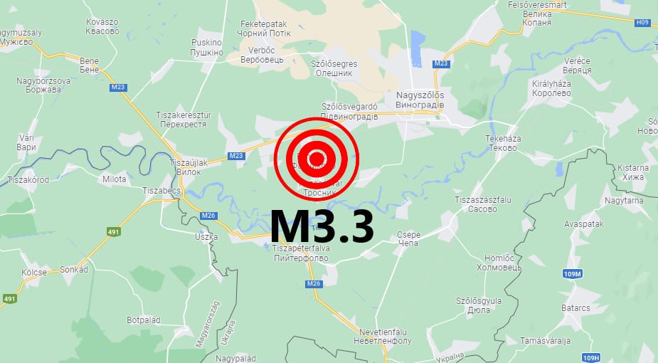 Földrengés volt Tiszasásvár közelében!