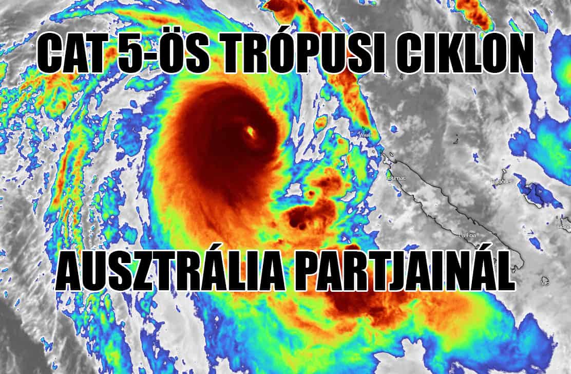 Niran, az 5-ös kategóriájú trópusi ciklon Ausztrália közelében! 4