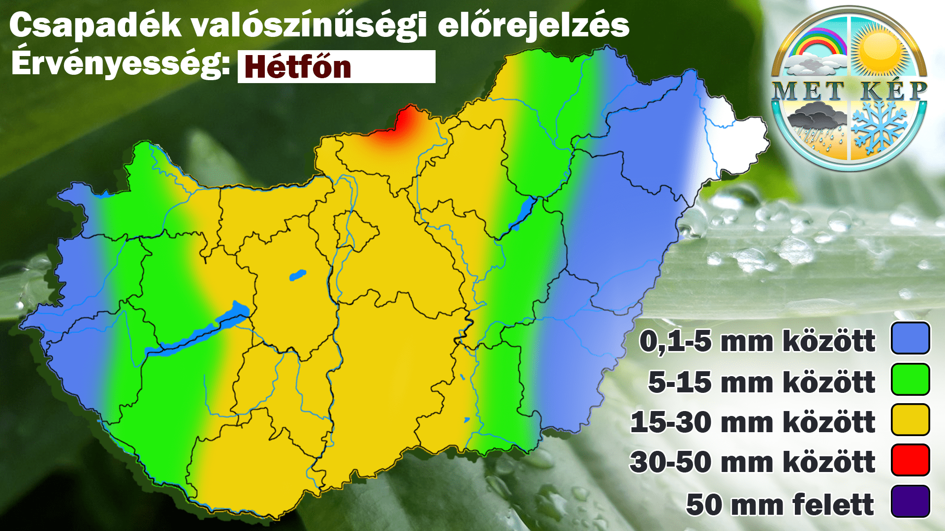 Sok eső hoz rengeteg csapadékot!