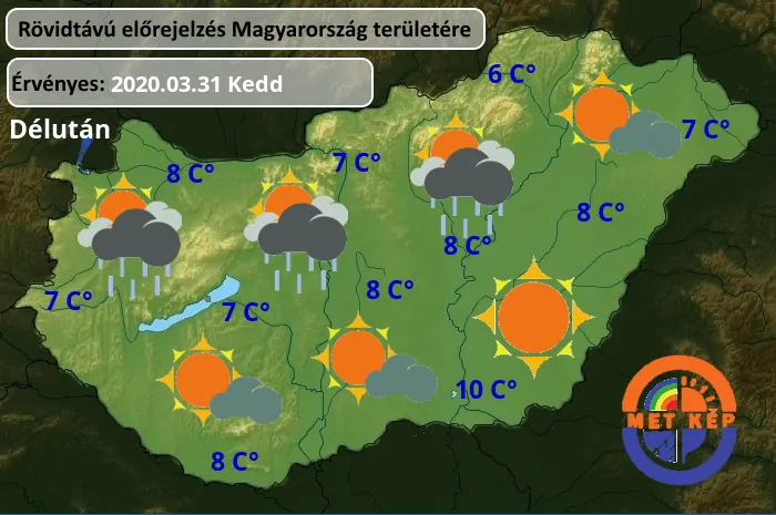 Északon akár hózivatar is lehet