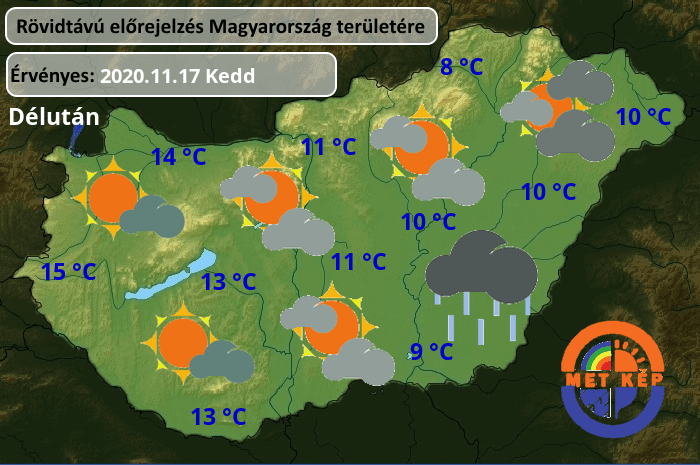 Milyen idő lesz holnap délután? Részletes időjárás előrejelzés!