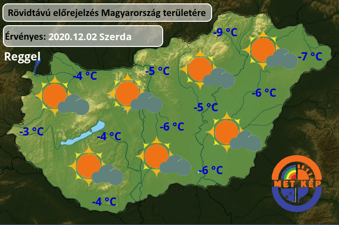 Milyen idő lesz holnap? Halnapi időjárásunk térképen.