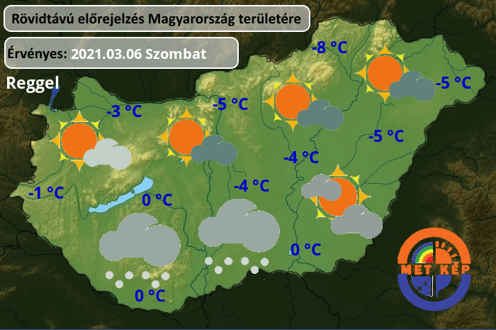 Előrejelzés fagy tavasz 