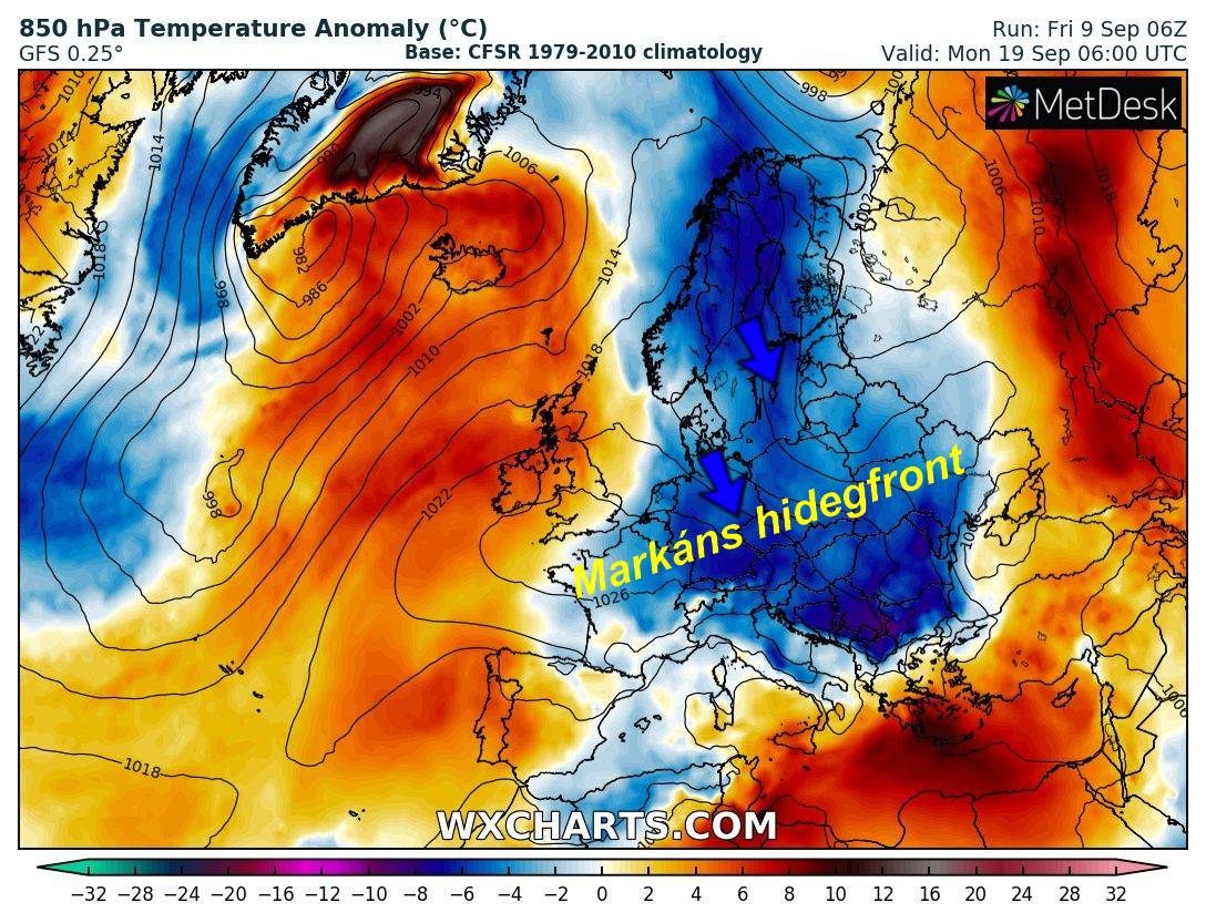 30 fok után sarkvidéki levegő tör be a következő hétvégére 2