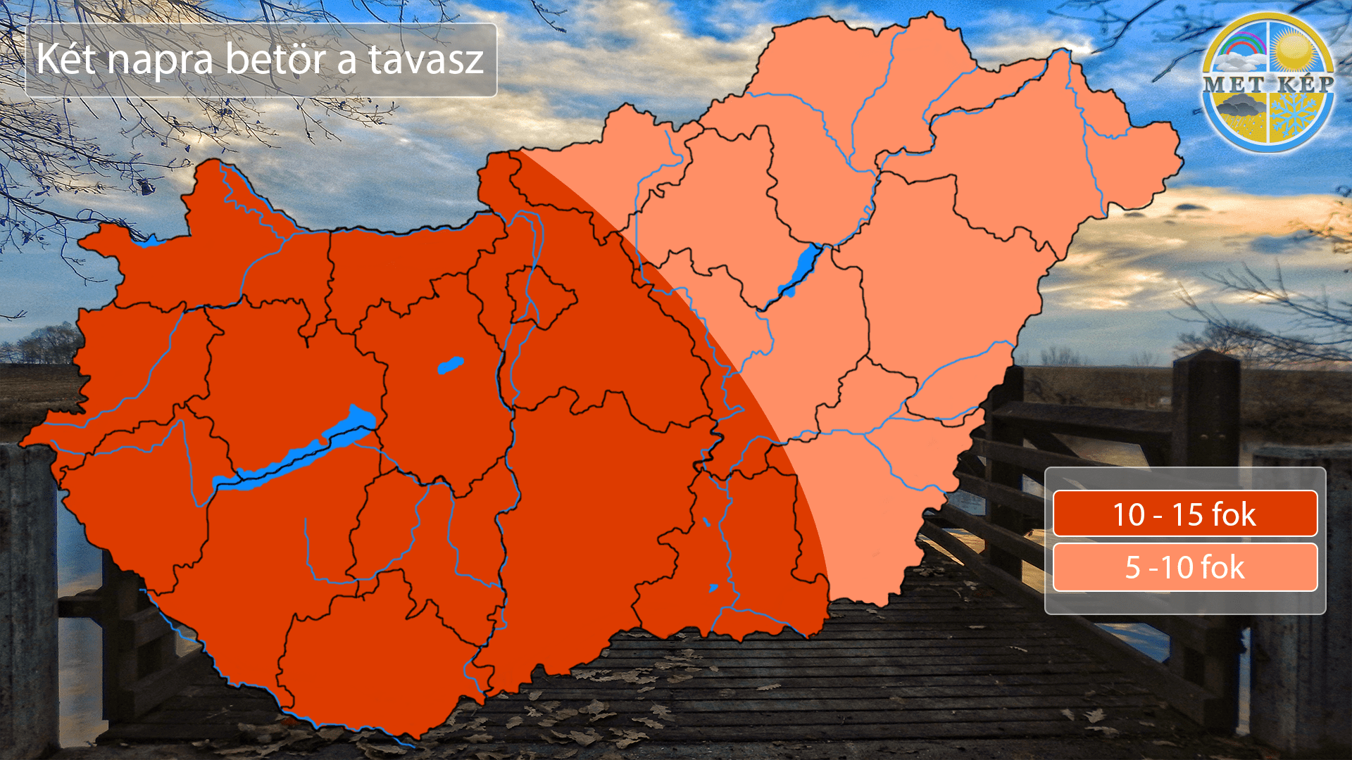 Berobban a tavasz két napra, akár 15 fok is lehet, majd markáns hidegfront érkezik! 10