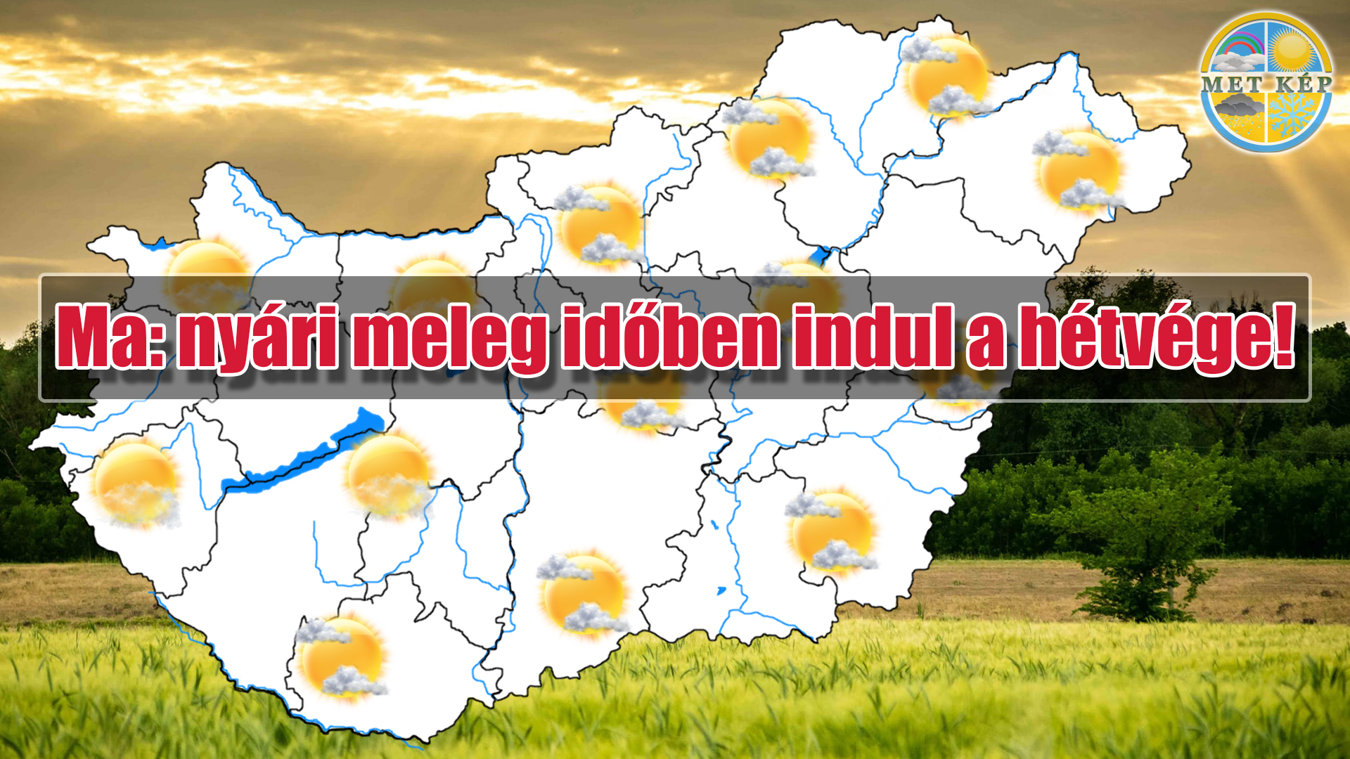Ma: nyári meleg időben indul a hétvége! 5