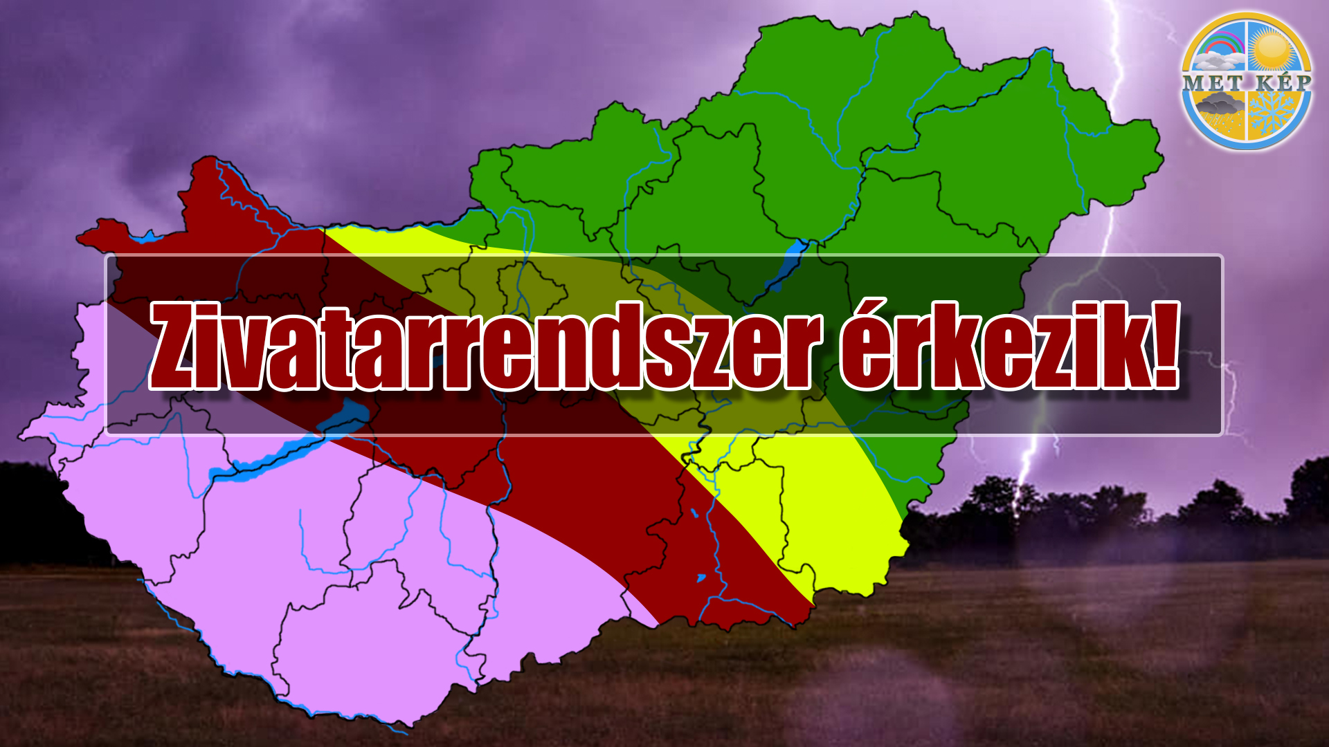 Zivatarrendszer érkezik, néhol 40-50mm esővel! 4
