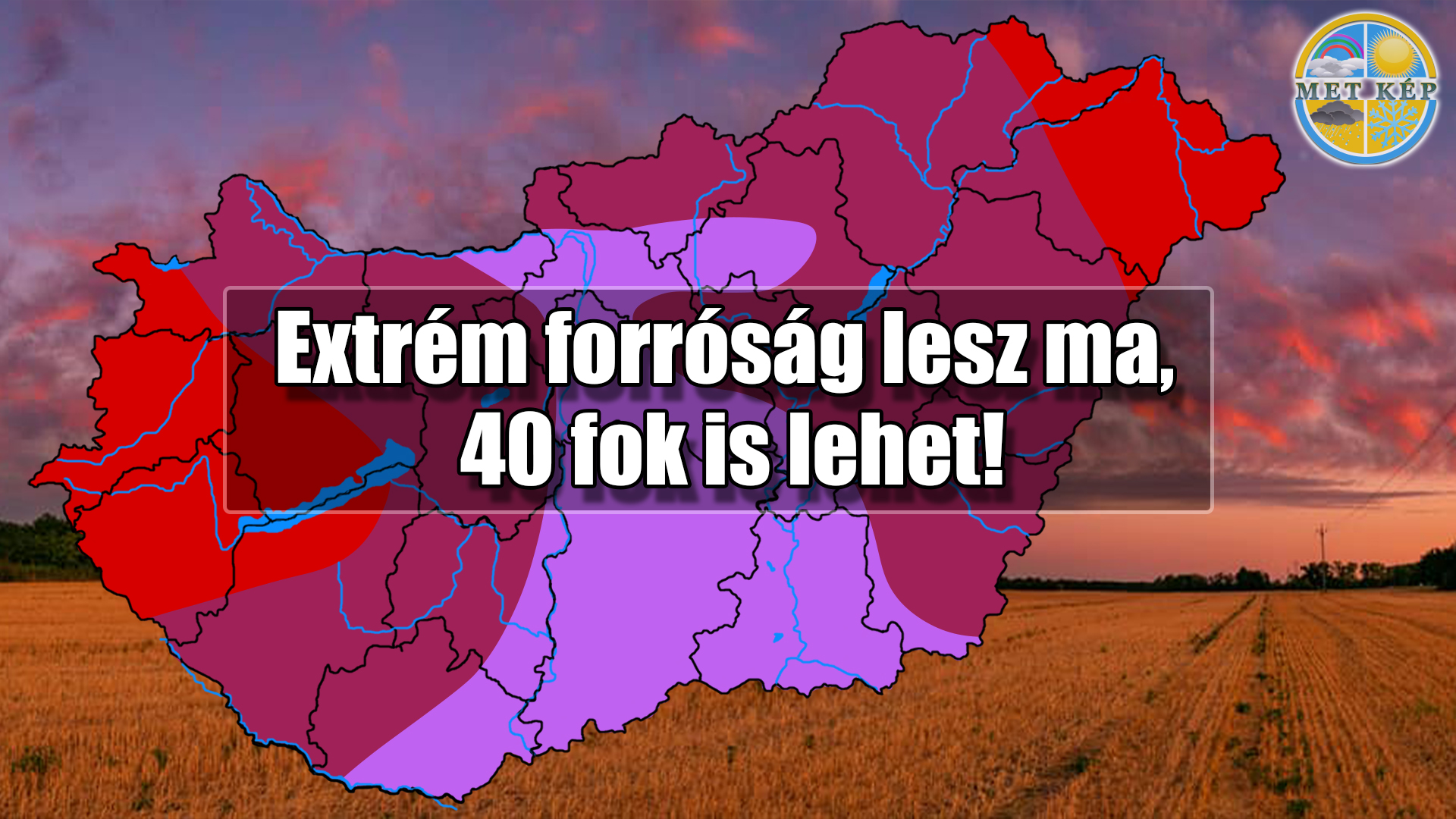 Extrém forróság lesz ma, 40 fok is lehet! 6