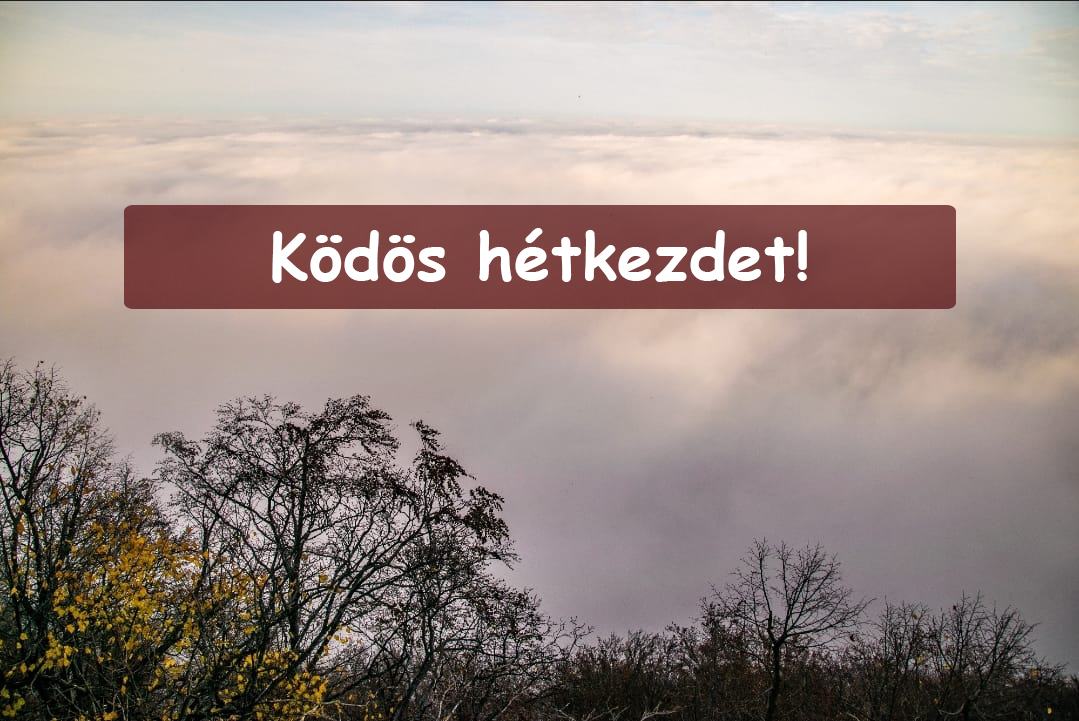 Ködös idővel indul az új hét! 2