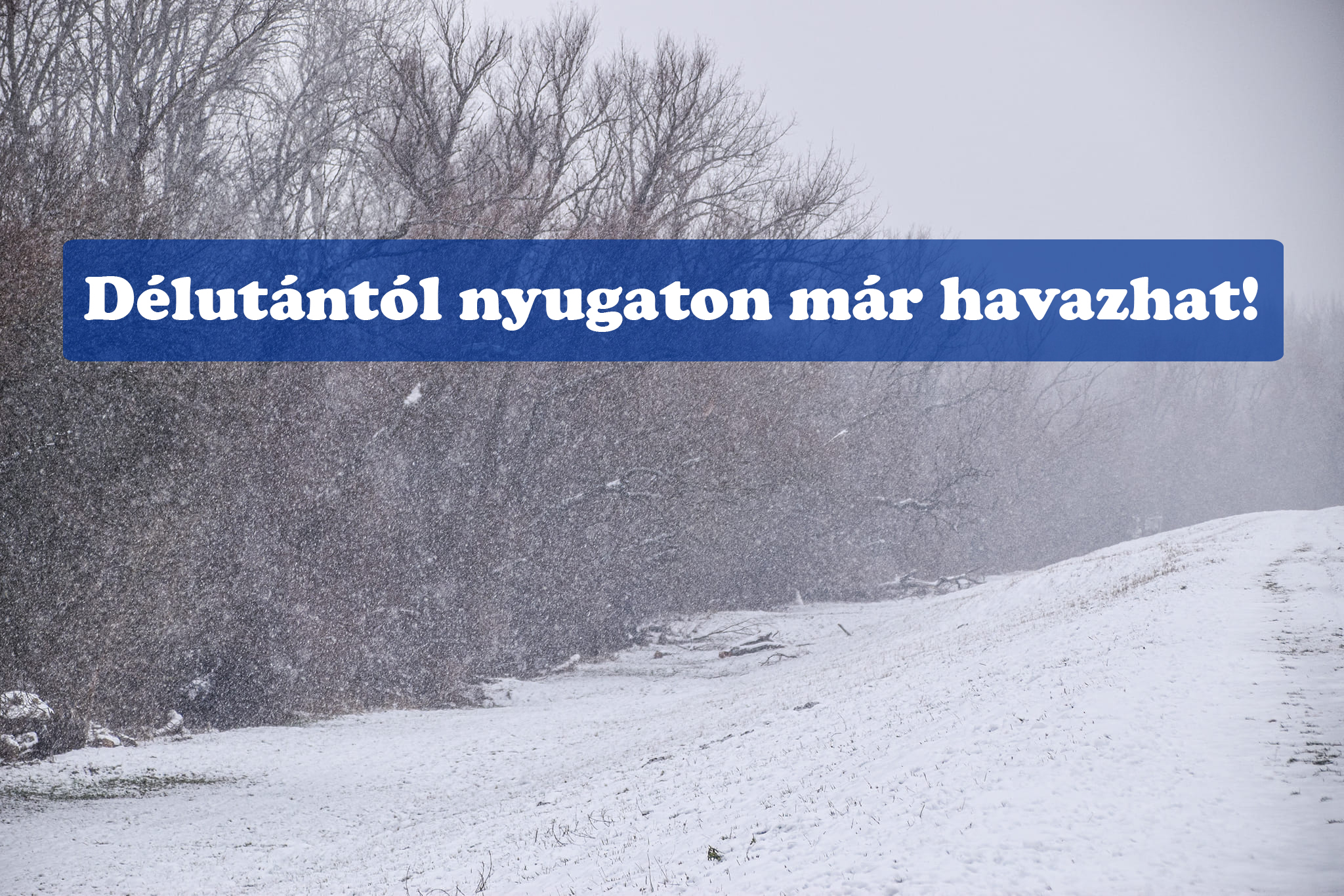Újabb mediterrán ciklon érkezik, délutántól nyugaton már havazhat! 8
