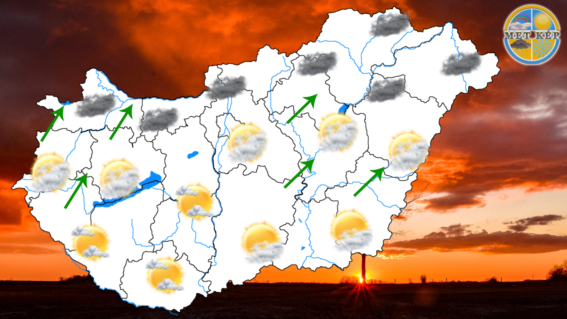 Változóan felhős szerda, estétől kisebb csapadék érkezhet! 1