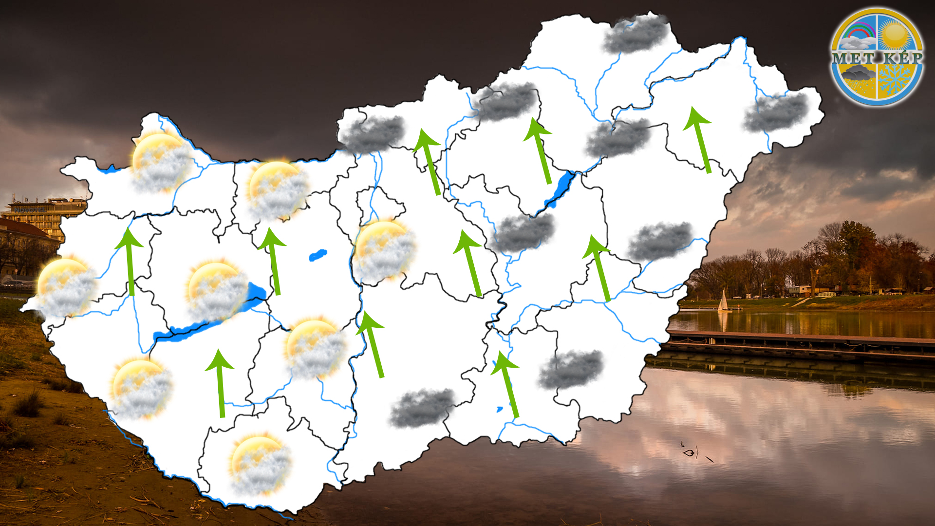 Sok felhő lesz felettünk, estétől eleredhet az eső! 10
