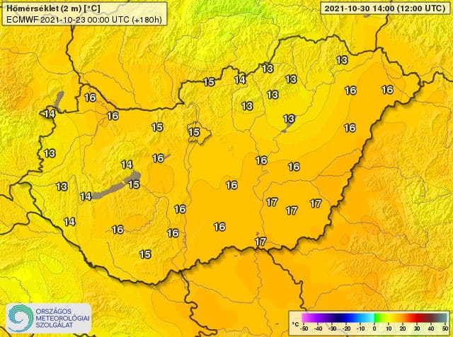 Erős melegedés, péntekre 20 fok is lehet!