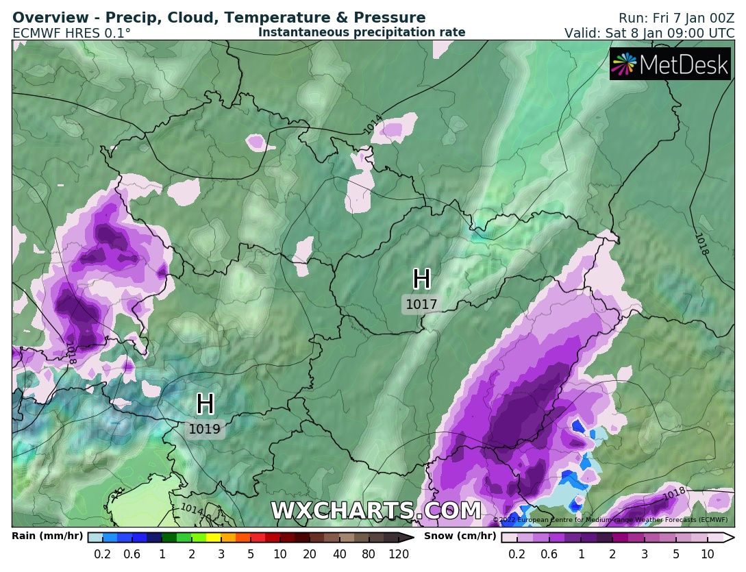 Egy mediterrán ciklon hoz havazást holnap!