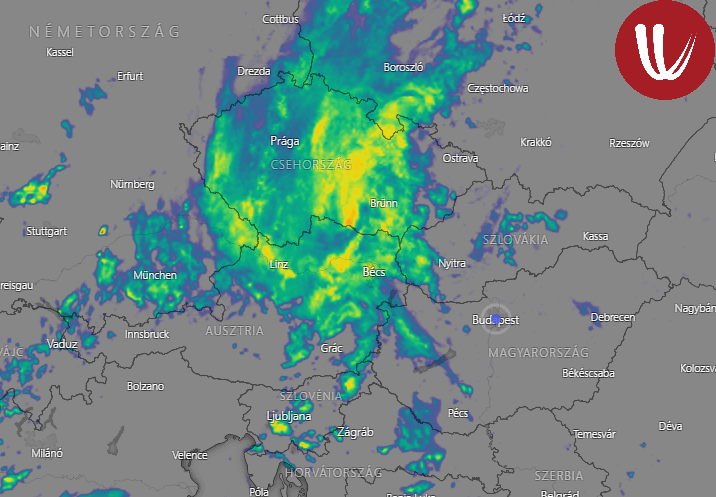 Érkezik a hidegfront, záporok, zivatarok alakulnak ki!