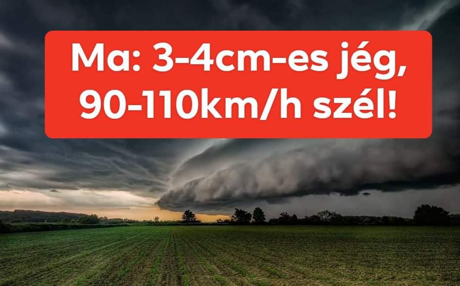 Károkozó viharok jönnek: piros riasztás is lehet! 2