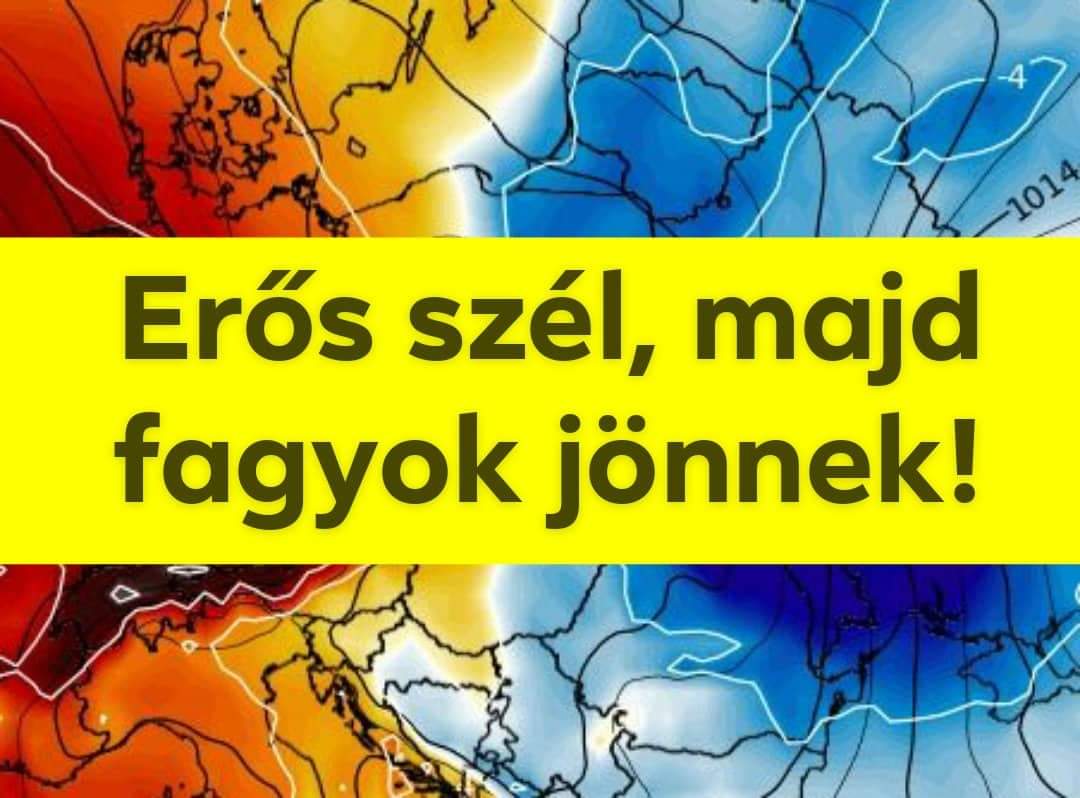 Hidegfront érkezik: viharos szél, fagyok! 10