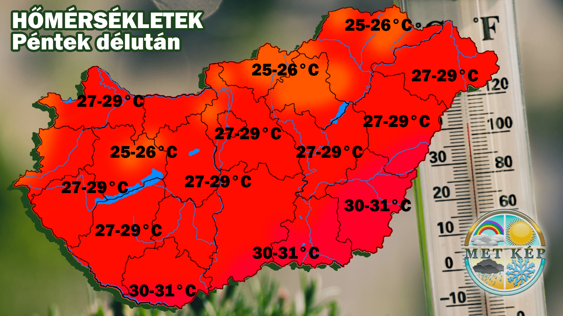 Kánikula várható a déli részeken!