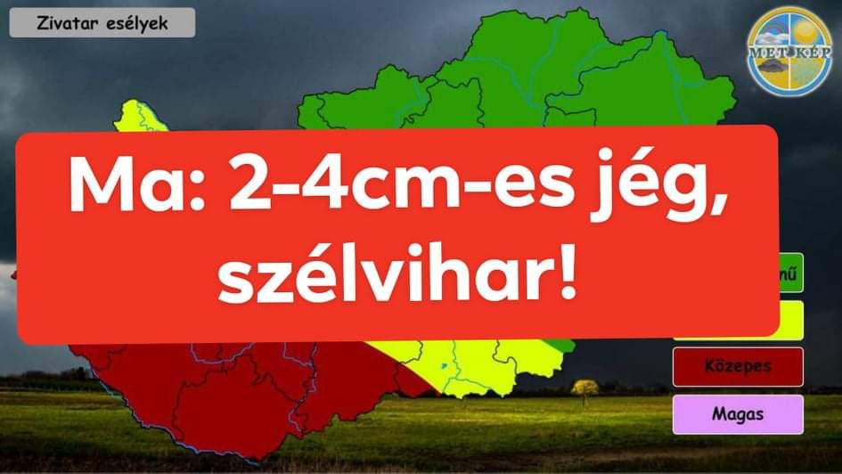 Órákon belül heves zivatarok érkeznek: jég, felhőszakadás! 10