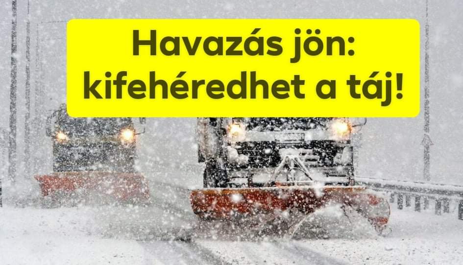Havazás érkezik, néhol akár 3-8cm hó is eshet! 9