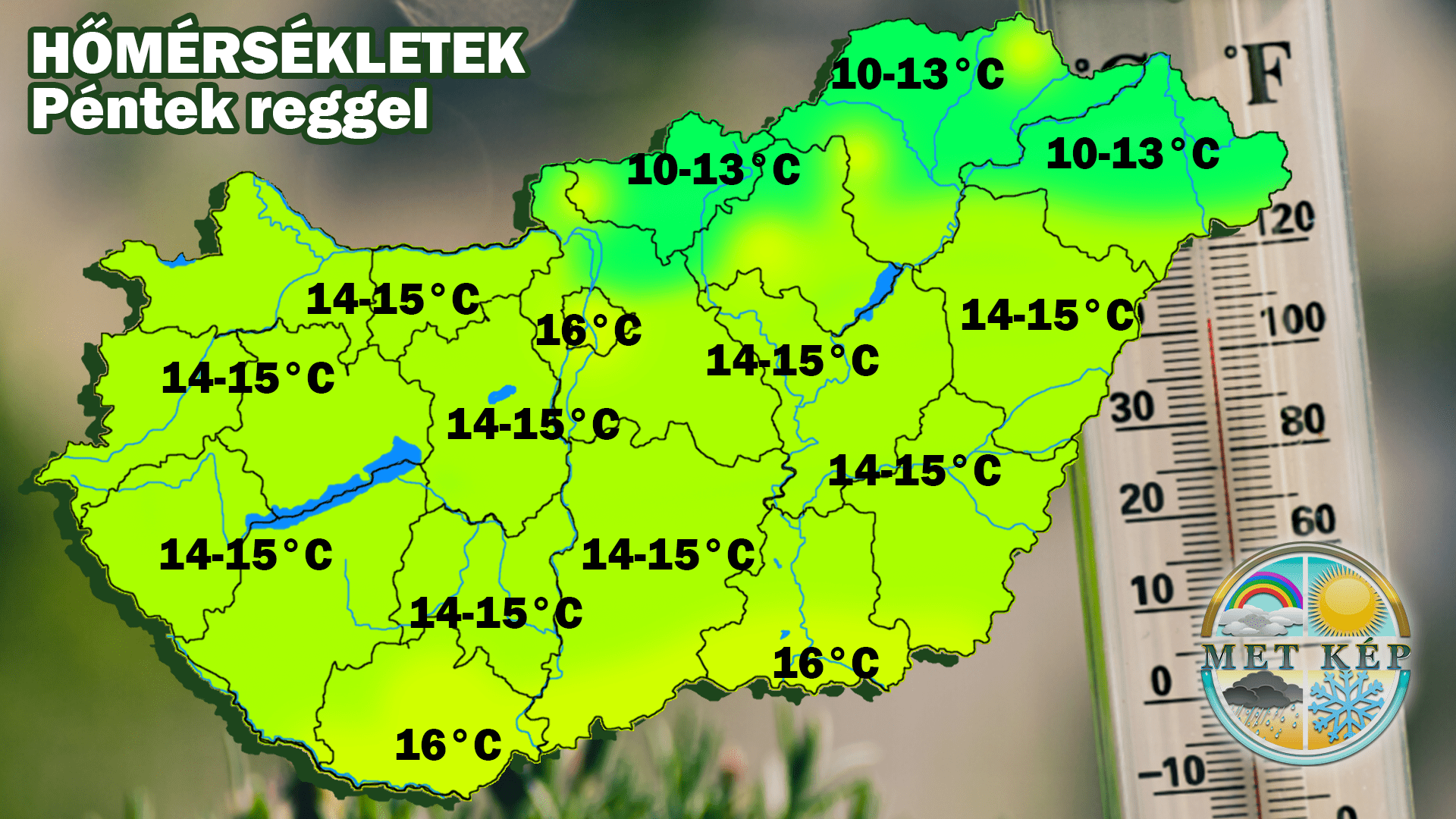 Továbbra is hidegek az éjjelek, főként északon!