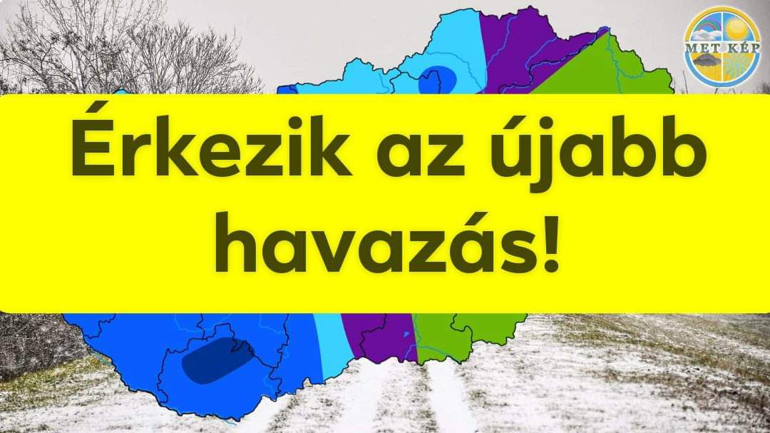 Havazás érkezik, 5-10 cm hó: mutatjuk hol eshet! 1