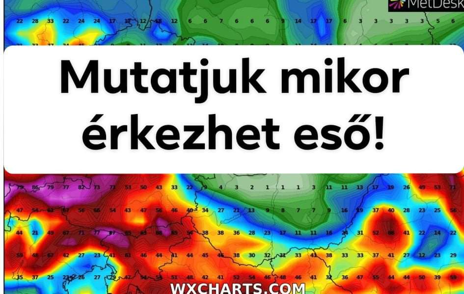 Mutatjuk mikortól van esélye csapadéknak! 8